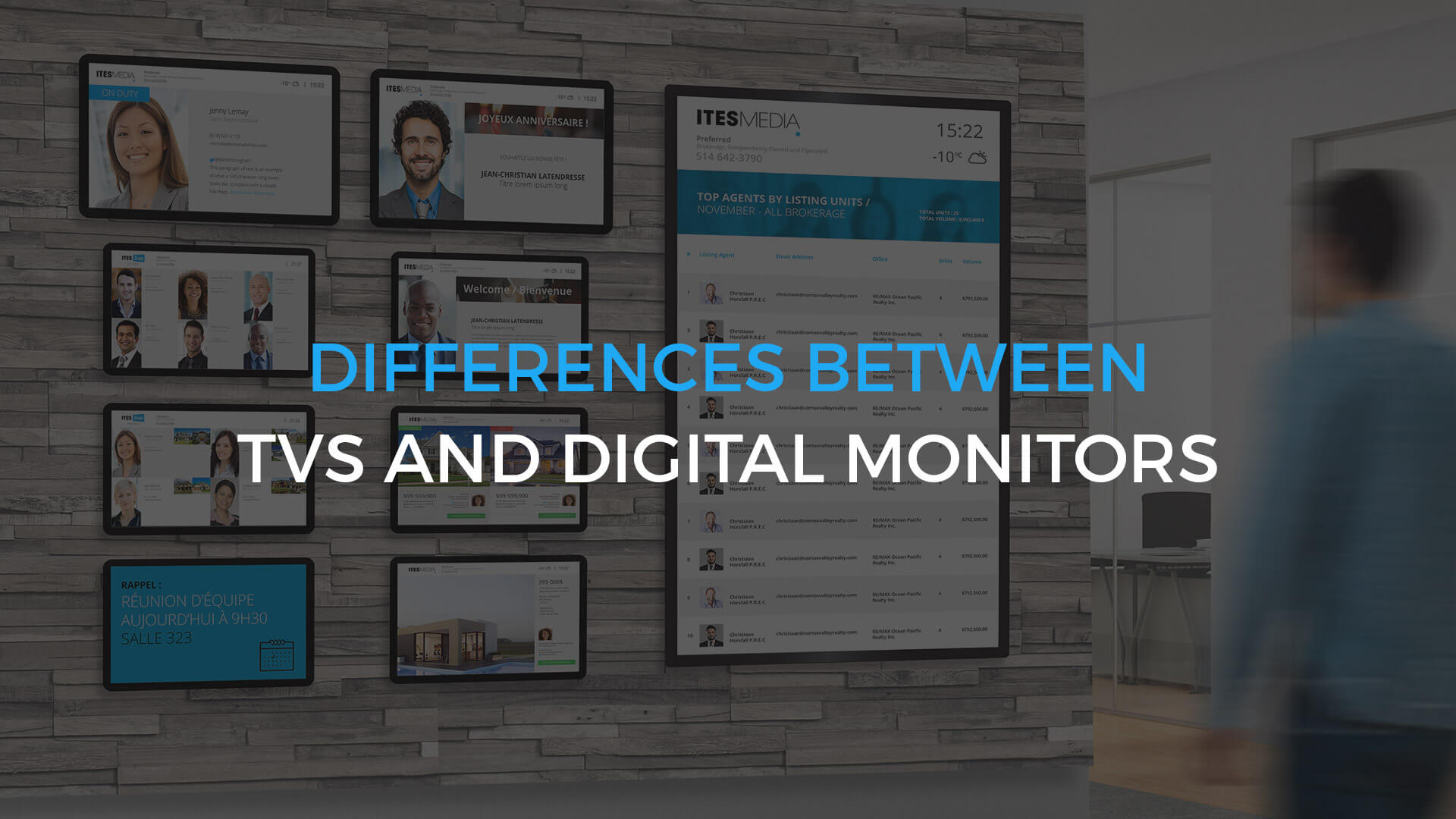 Digital Signage Monitors vs. TV What Are the Differences?